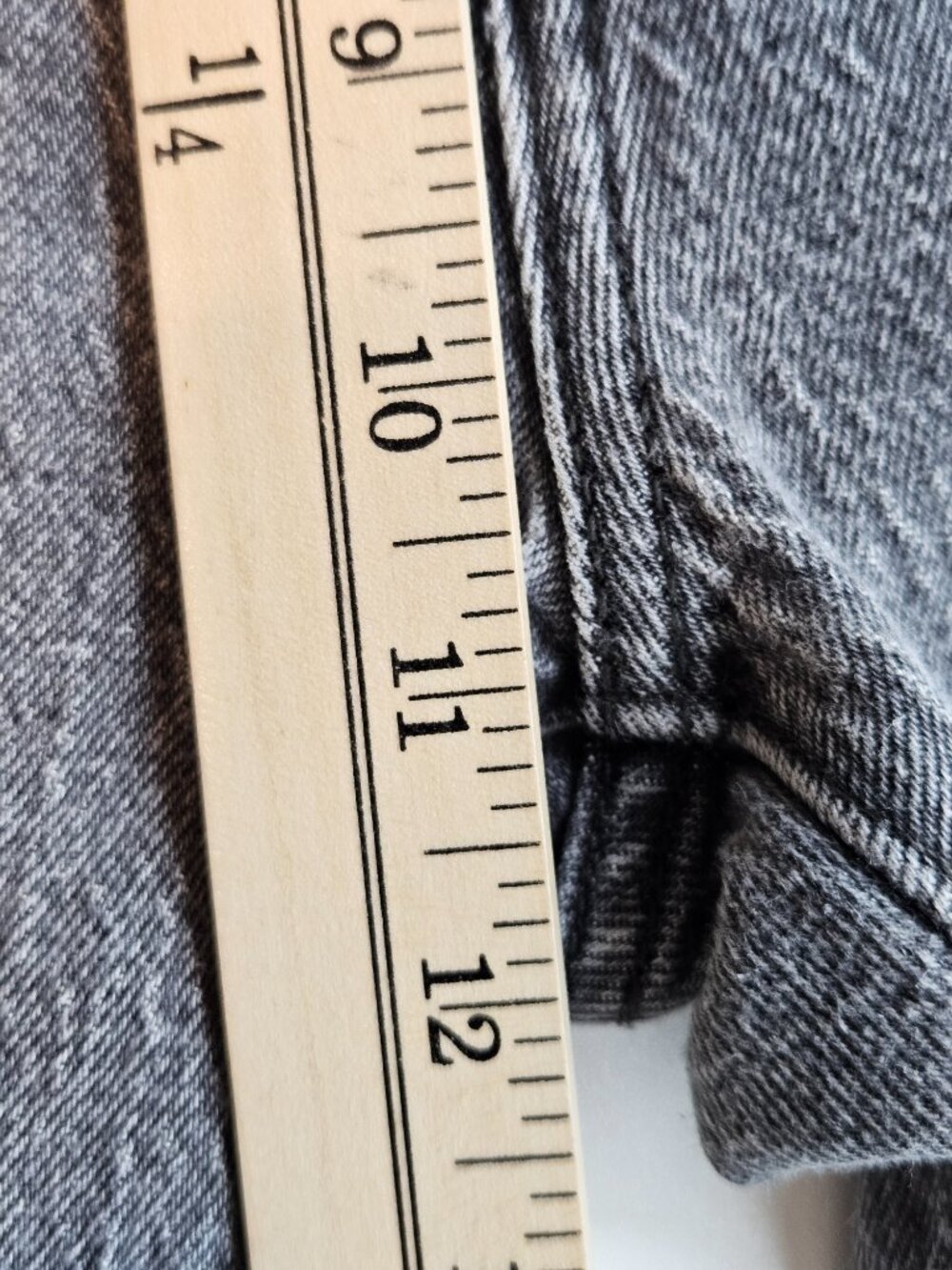 Levi's Premium 501 Original Fit Straight Leg Jean Gray Women's Size 28 High Rise - Picture 13 of 16